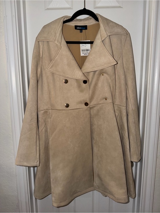 aliceblue Jackets & Blazers - Alice Blue - Tan Trench Coat